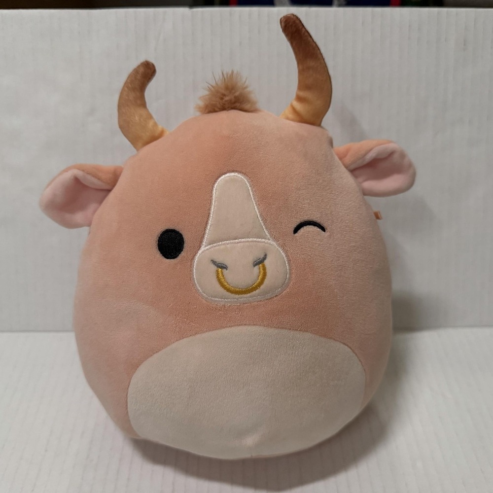 Squishmallows Pink Cow Plush Stuffed Animal Toy Small Soft Cute Gift Plushie